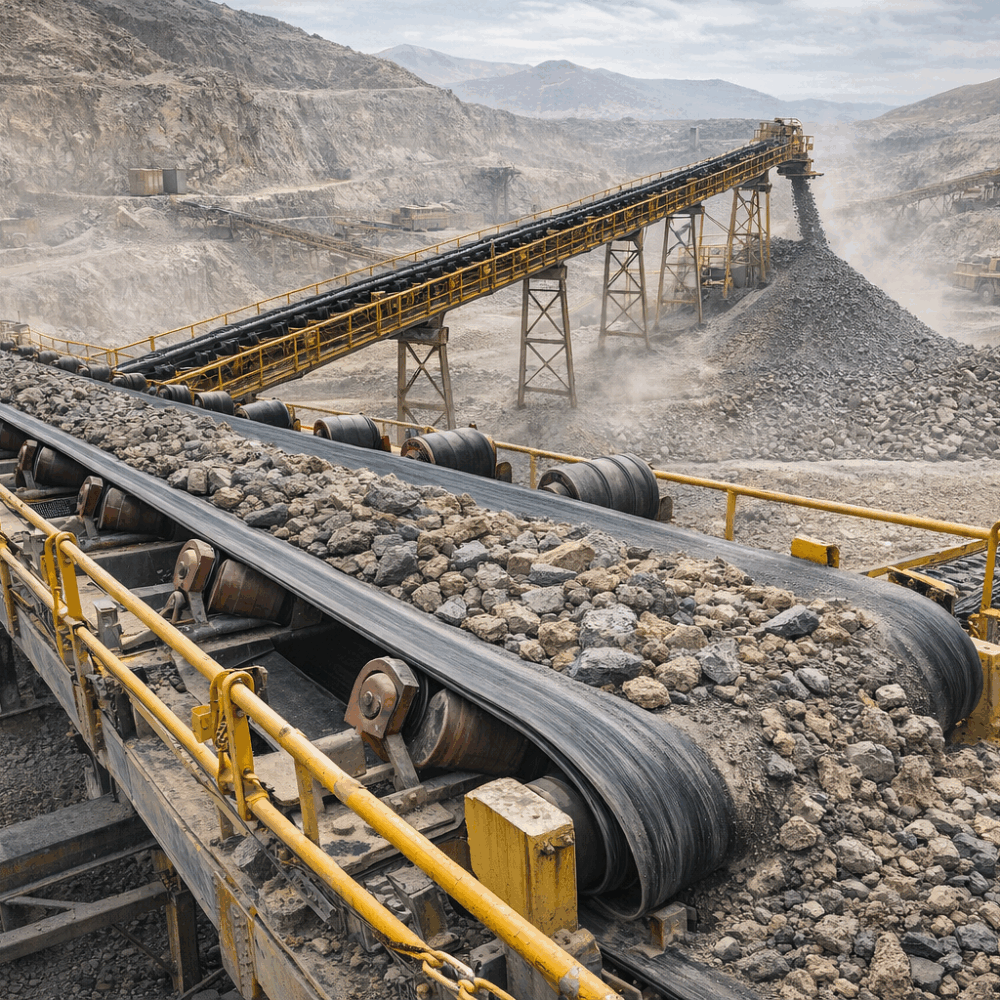 Fajas Transportadoras Industriales para Minería